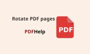 rotate pdf pages