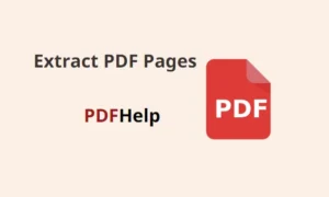 extract PDF pages online