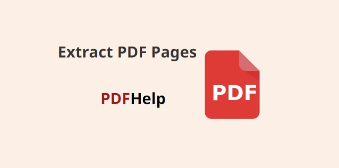 extract PDF pages online
