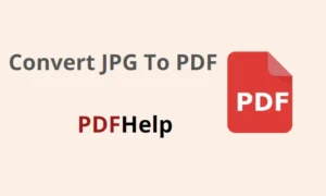 Convert JPG To PDF