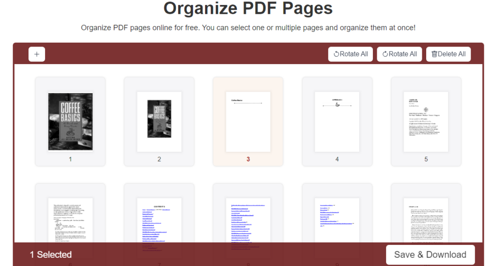 Edit pdf document
