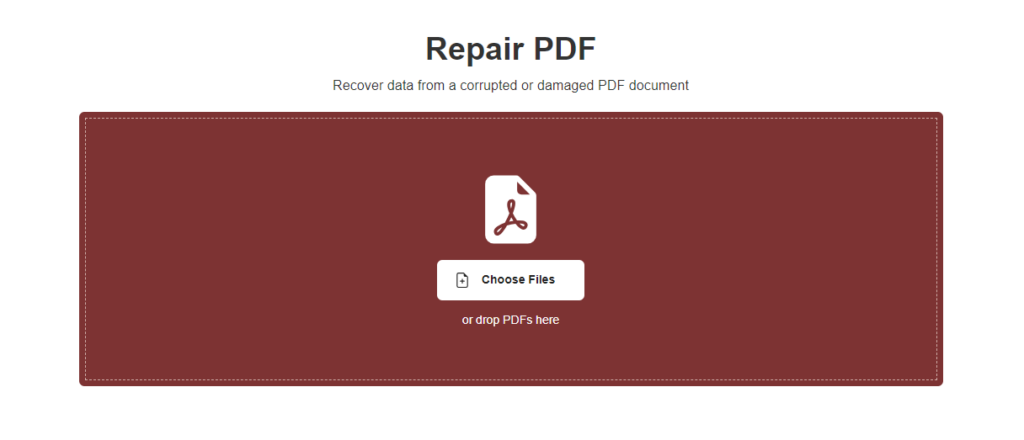 repair pdf