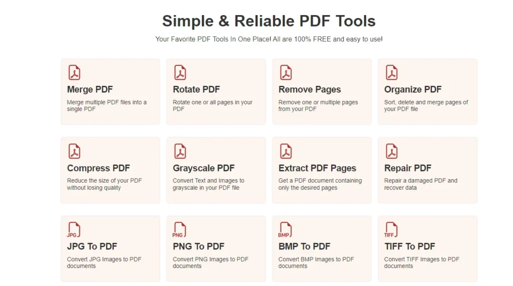 pdf tools