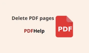 delete pdf pages