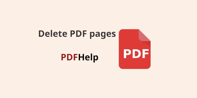 delete pdf pages