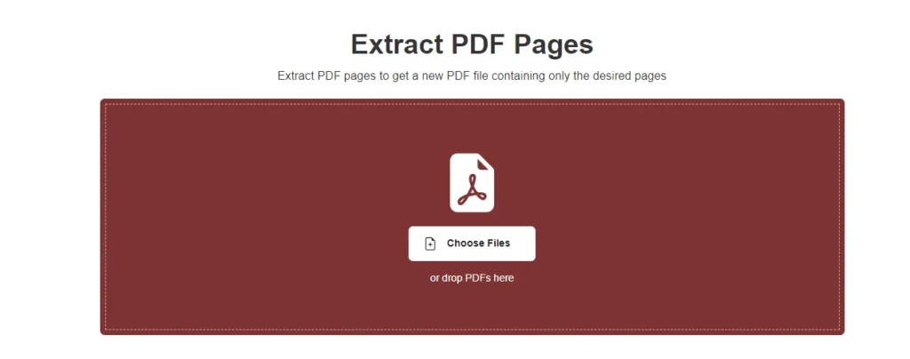 Extract PDF Pages