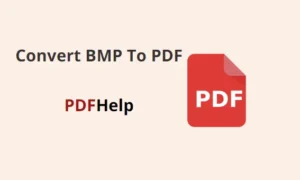 How To Convert BMP To PDF