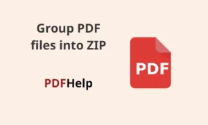 convert pdf to zip online free