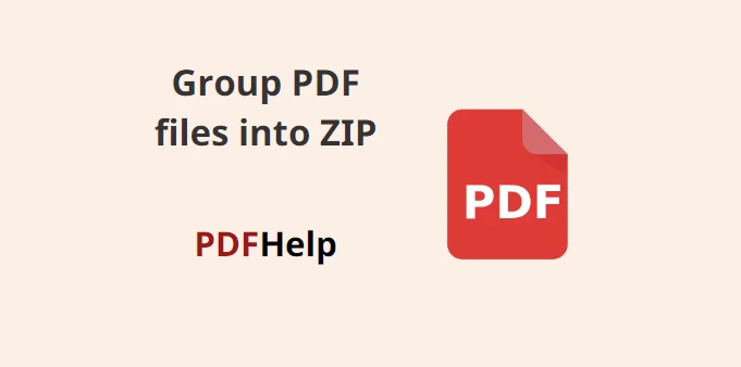 convert pdf to zip online free