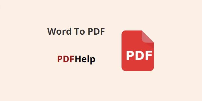 how to get a word document to pdf