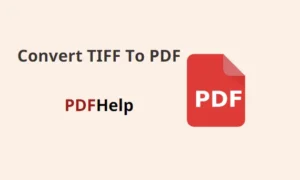how to convert tiff to pdf online
