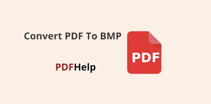 how to convert pdf to bmp free