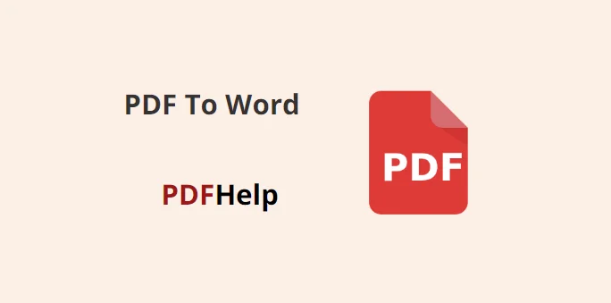 How To Change Pdf To Word Document