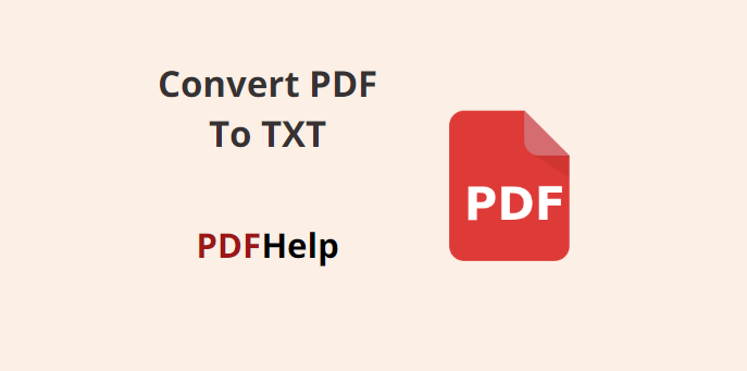 convert pdf to txt file online