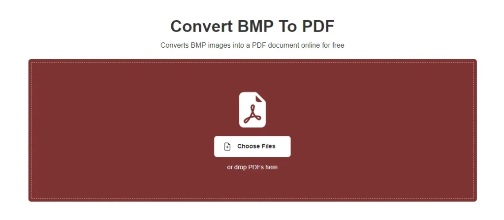 Convert BMP To PDF