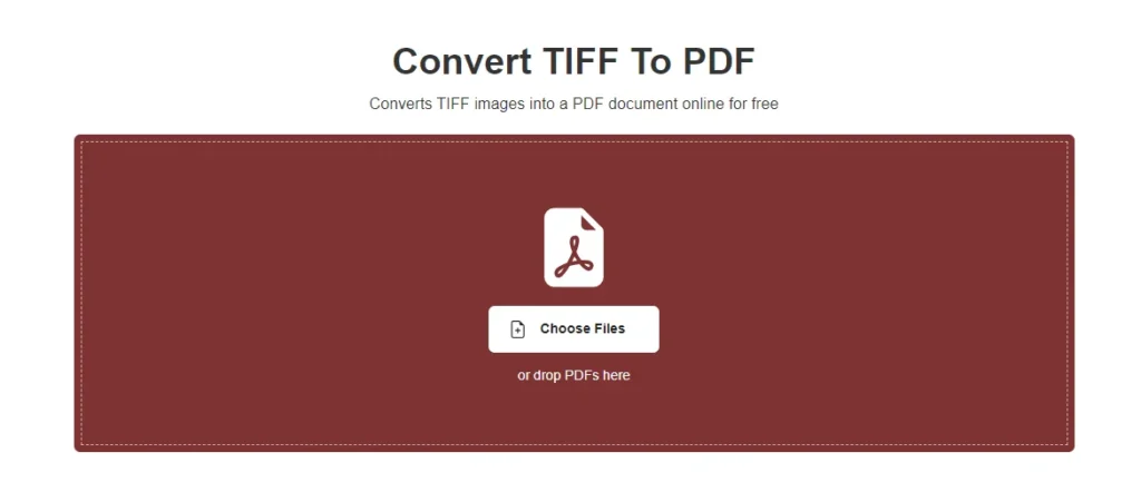 tiff to pdf