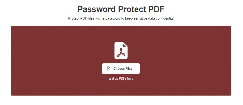 Password Protect PDF