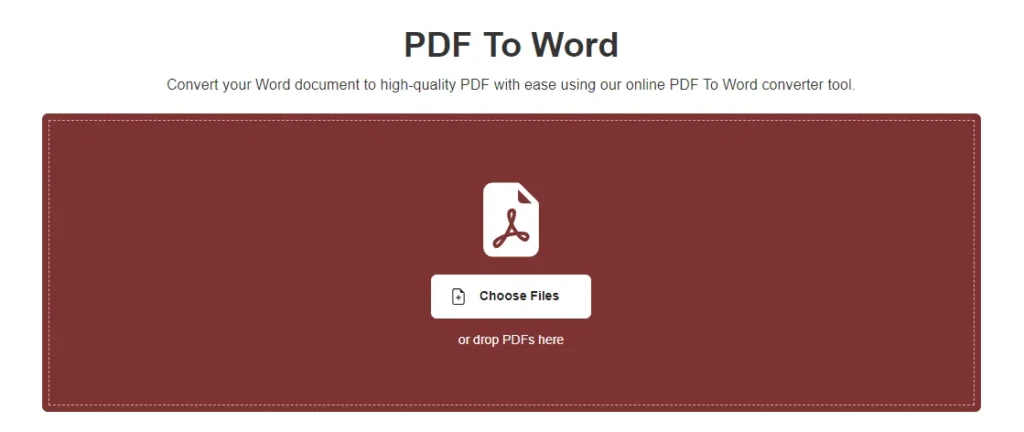 Pdf To Word