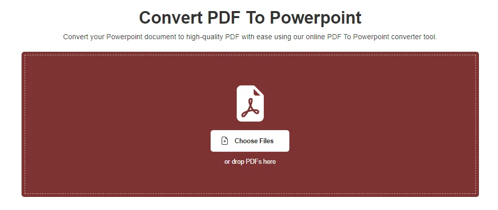 pdf to powerpoint