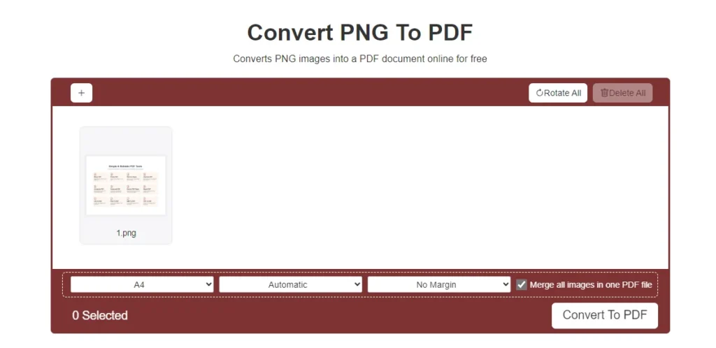 Customize Settings Convert Png To Pdf High Resolution
