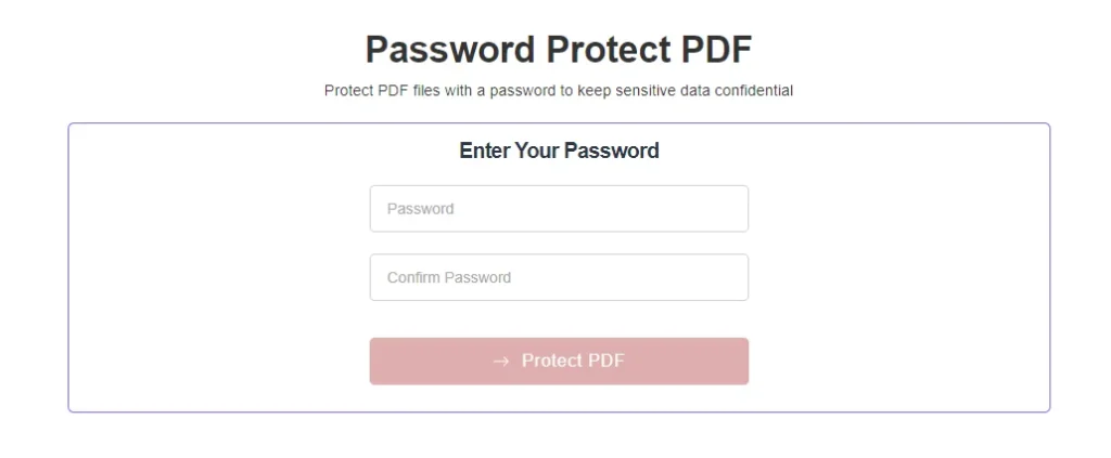Set Your Password to pdf