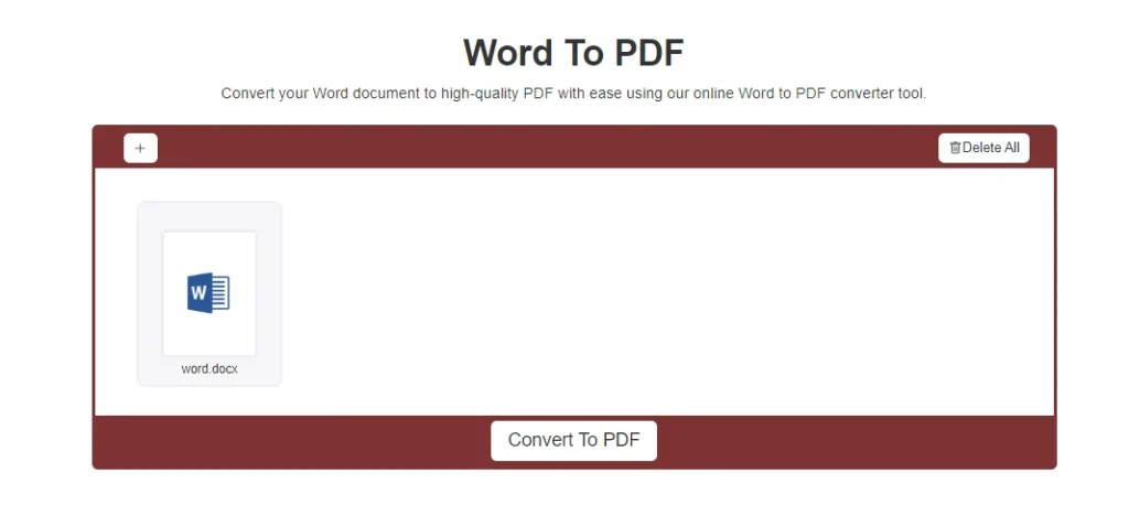 Word To PDF