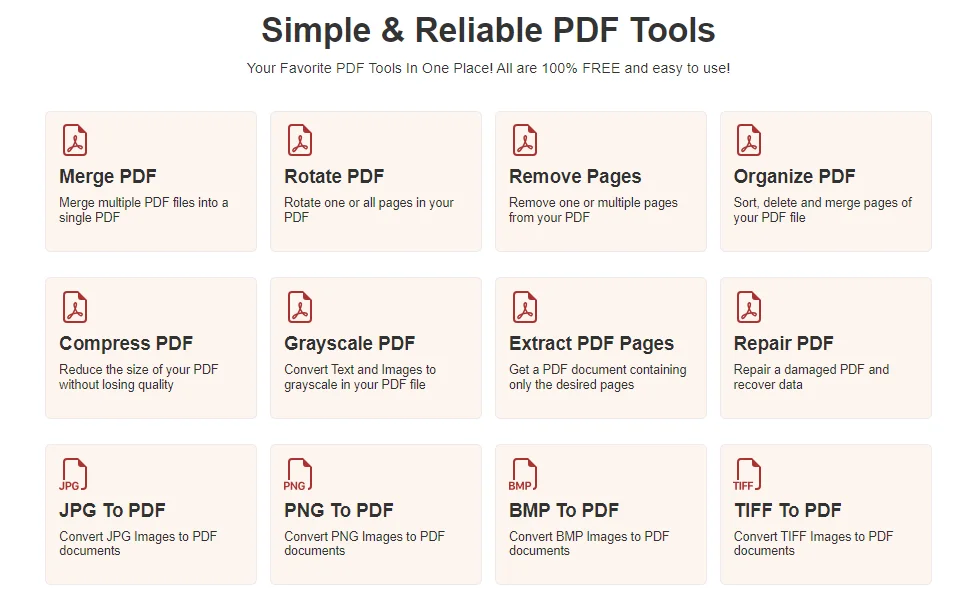 pdf tools