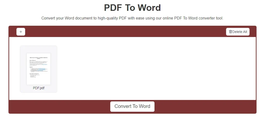 Pdf To Word Document