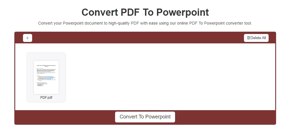 pdf to powerpoint free