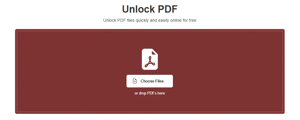 Unlock PDF