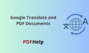 google pdf translate